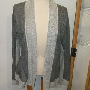 Two Toned Gray Cardigan